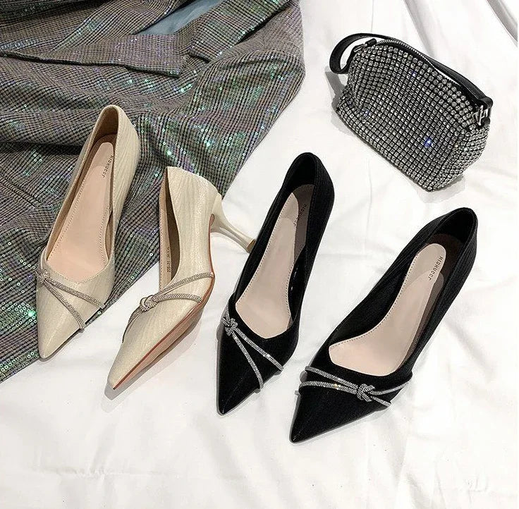 Korean Style Women Pumps Formal Non-Slip Shoes