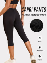 Women 3-Pack Super Soft Capri Yoga Leggings