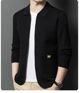 Men V-Neck Cardigan Sweater