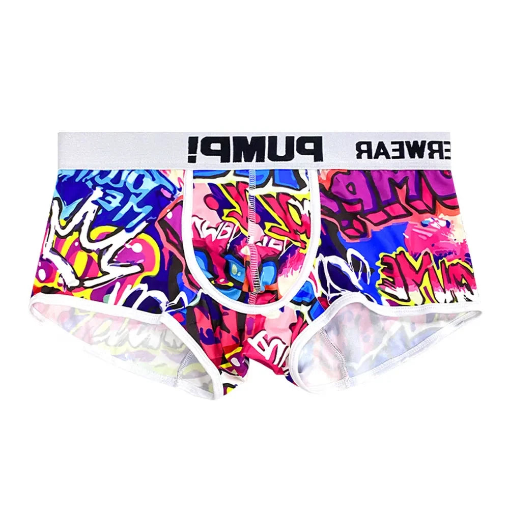 Men's Sexy Graffiti Briefs – Low Waist Jockstrap