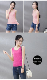 Women Cotton Halter Tank Top