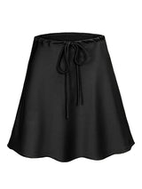 Women Satin Silk Mini Skirt