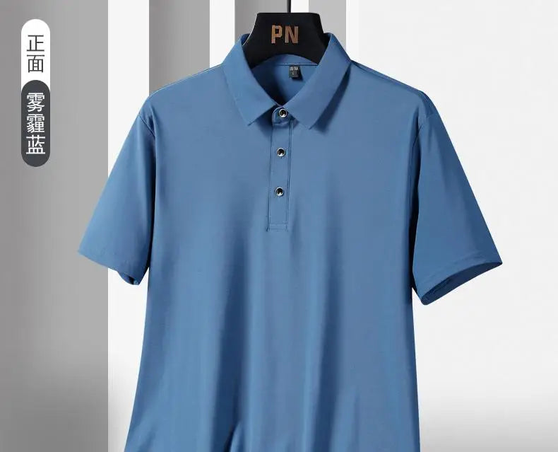 Men Oversize Quick Dry Polo Shirt