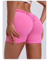 Women V Curve Push Up Yoga Shorts
