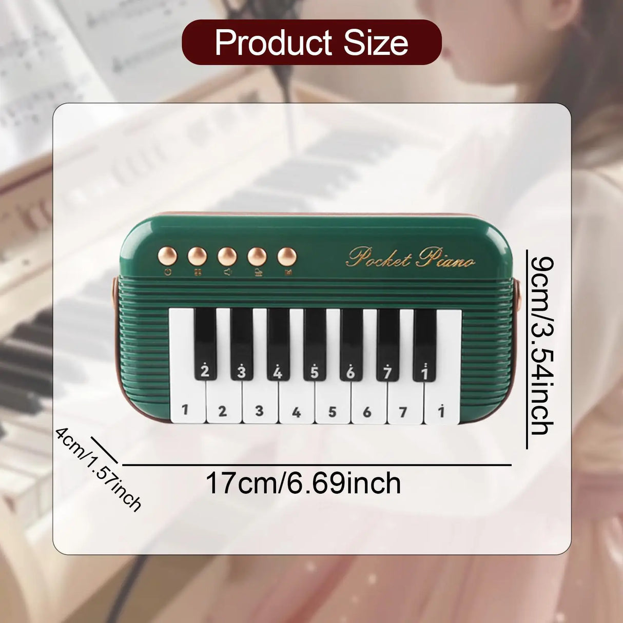 Kids Mini Piano Keyboard Learning Toy