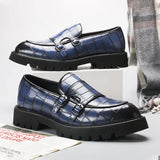 Men Platform Formal Leather Shoes