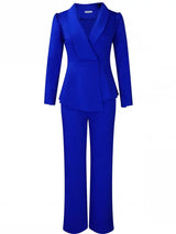 Women Plus Size Long Sleeve Pants Set