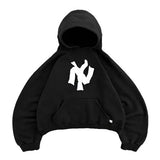 Women's Y2K Retro Letter Hoodie