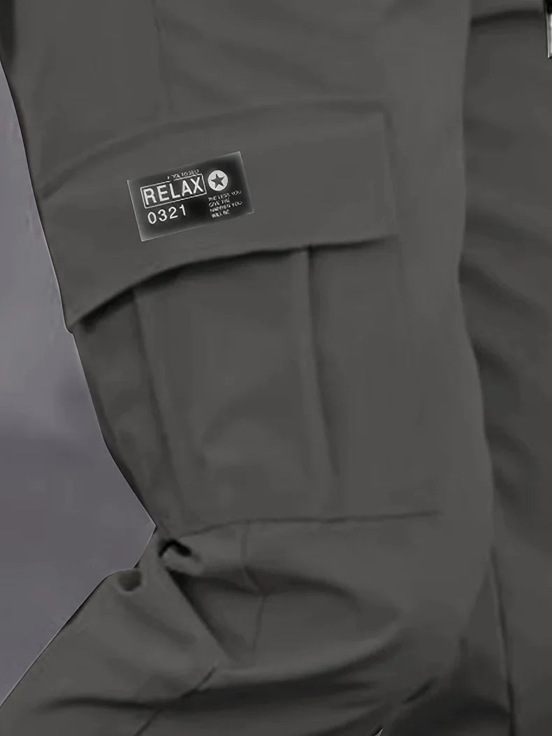 Men Ice Silk Cooling Cargo Pants