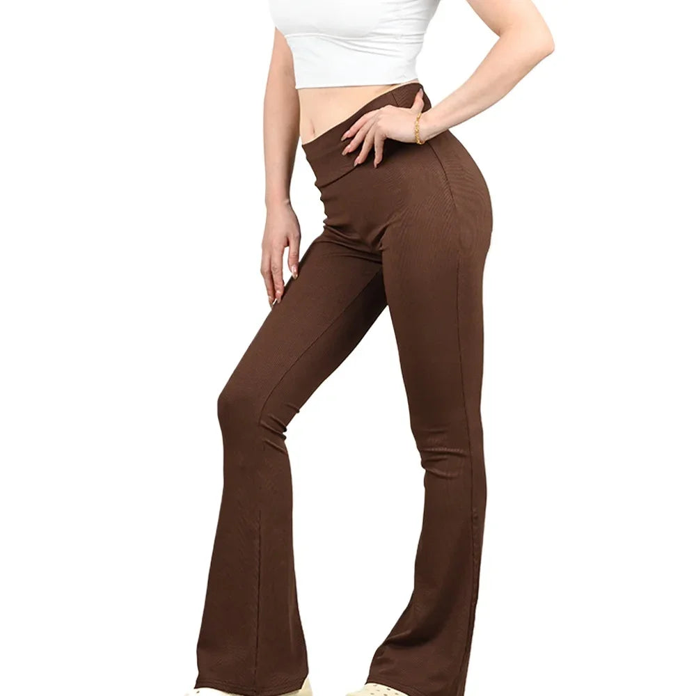 Women Office Flared Trousers