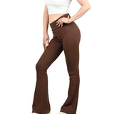 Women Office Flared Trousers
