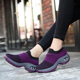 Women Sneakers Breathable Mesh Platform Shoes
