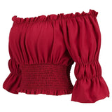 Medieval Pirate Peasant Blouse Costume Top