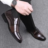 Men’s Minimalist Leather Work Flats