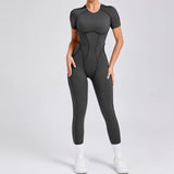 Women Backless Yoga Jumpsuit