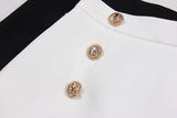 Women Slim Fit Button Back Mini Skirt