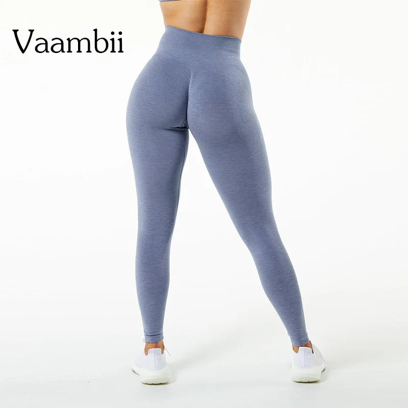 Women Seamless Push Up Scrunch Leggings