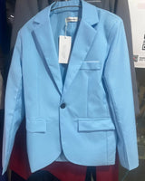 Men Slim Fit Business 2-Piece Suit