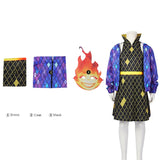 Disney Element City Fire Cosplay Dress