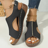 Low Platform Wedge Sandals – Summer 2025