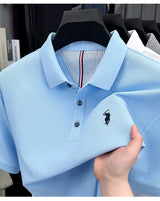 Men Cotton Embroidered Polo Shirt