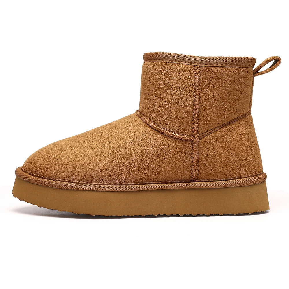 Evshine Memory Foam Ankle Boots – Waterproof Winter Snow Boots