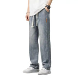 Men's Plus Size Wide Leg Retro Jeans