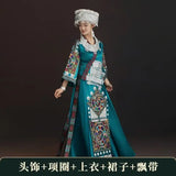 Miao Embroidery Suit for women, featuring intricate designs and traditional style, perfect for festivals and cultural events.