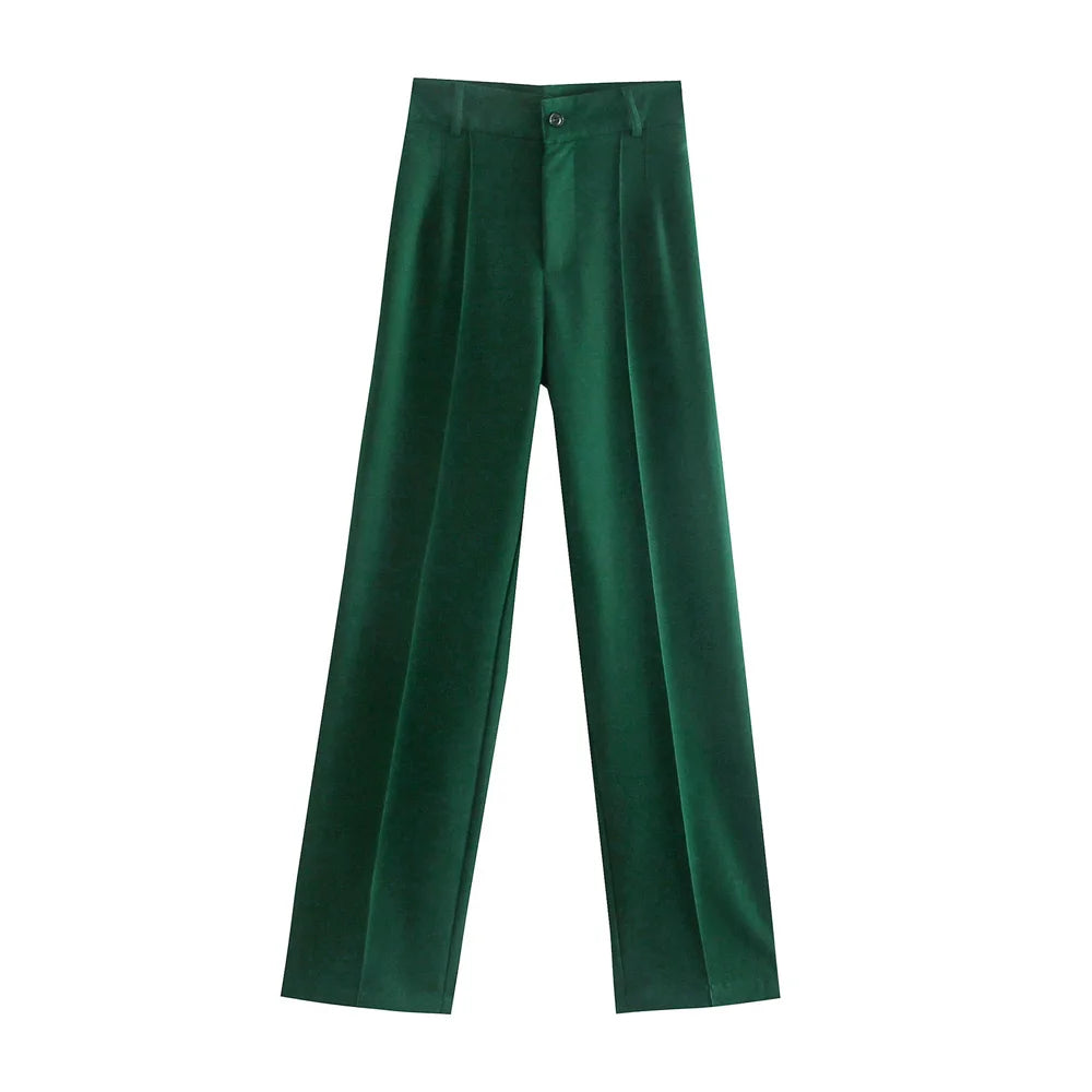 Women Office Straight Pants