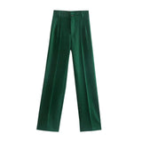 Women Office Straight Pants