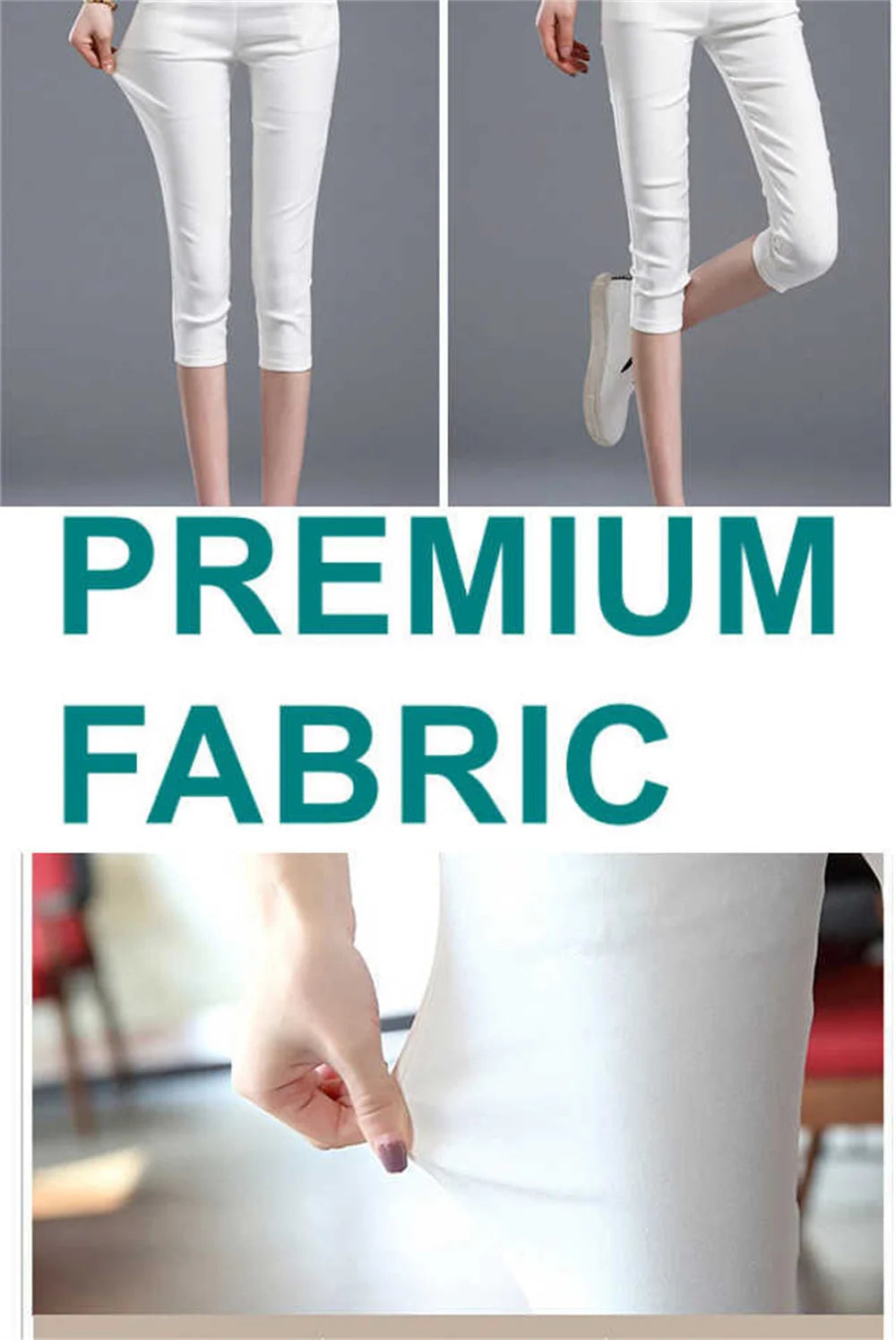 Women Cropped Capris Jeans