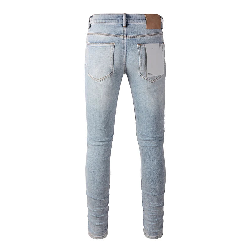 Men Distressed Skinny Jeans