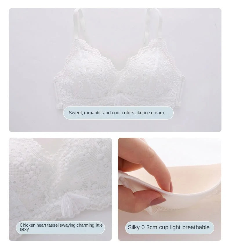 Women Vintage Lift Bra Set