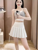 Women Plus Size Denim Split Midi Skirt