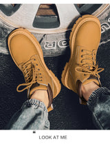 Men’s Outdoor Anti-Slip Leather Boots