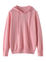 Women's 100% Cashmere Hooded Sweater