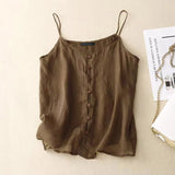 Women Button Loose Camisole