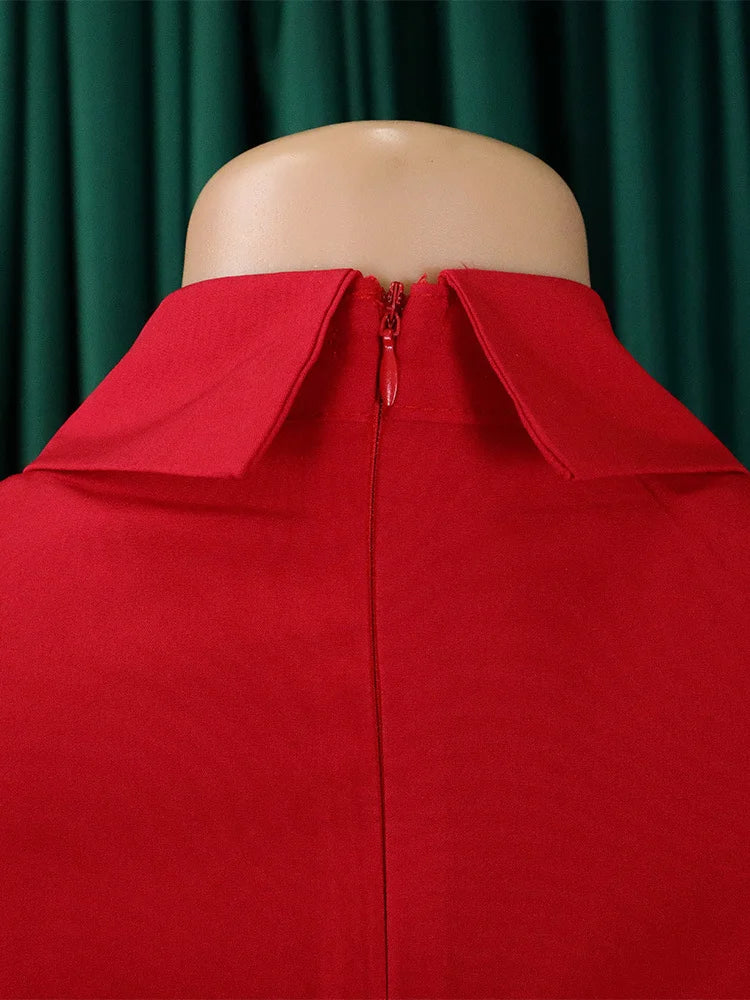 MaxiFit™ – Belted Button Maxi Office Jumpsuit (Work Chic, Waist-Defining & Longline)