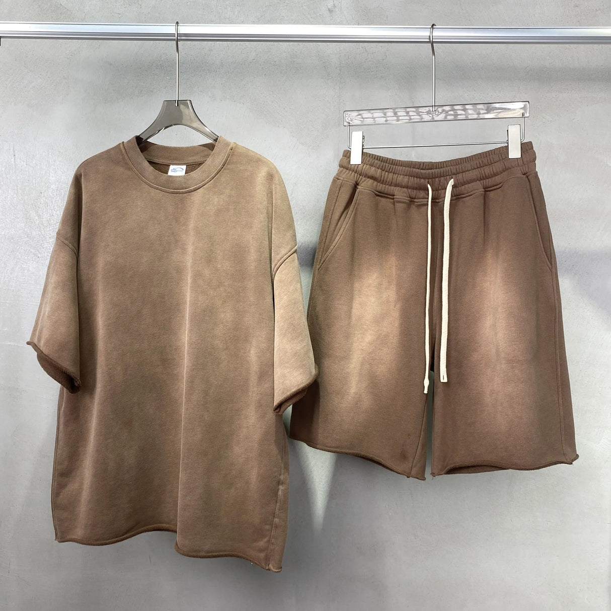 Men Shirt & Shorts Casual Set