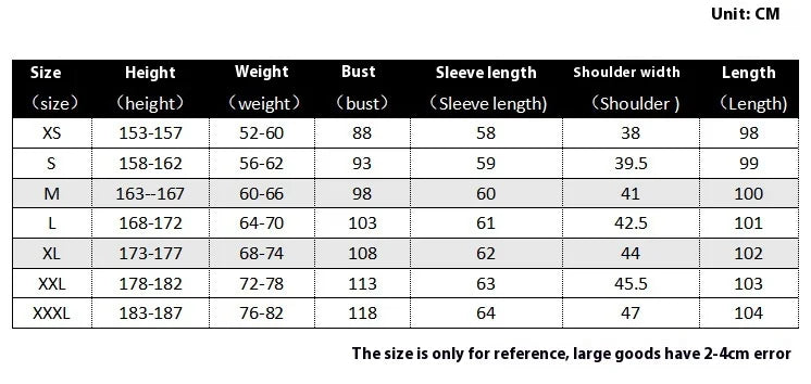 Size chart for Solid Color High Stretch Maternity Dress showing various measurements in CM for different sizes.