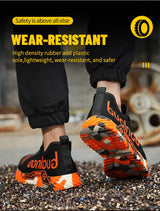 Women Safety Shoes Soft Sole Protective Sneakers