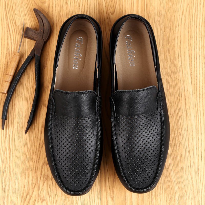 Men Italian Style Leather Moccasins