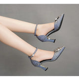 Women Pumps 2024 Designer Pointed Toe Heels