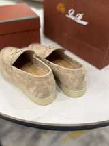 Women’s Leather Slip-On Bean Shoes Flats