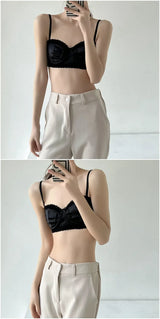 Women French Lace Half Bra