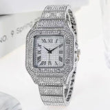 Luxury Rhinestone Gold Unisex Watch