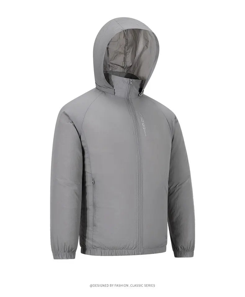 Men Cooling Fan USB Cotton Jacket