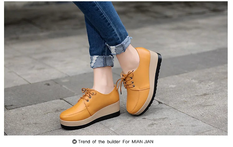 Women Platform Oxfords – 2025