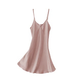 Women Satin V-Neck Sleep Nightie