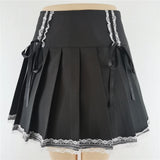 Women Gothic Patchwork Mini Skirt